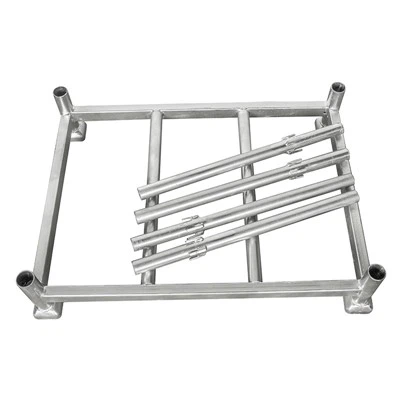 Lieljaudas saliekama apaļo cauruļu palete